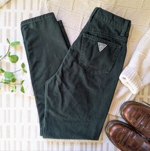 GUESS | by Georges Marciano | Vintage | Emerald Green High Waist Straight Denim